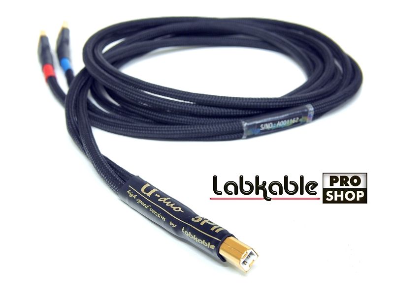 U Duo SPII Silver Gold Audio Grade USB cable Labkable